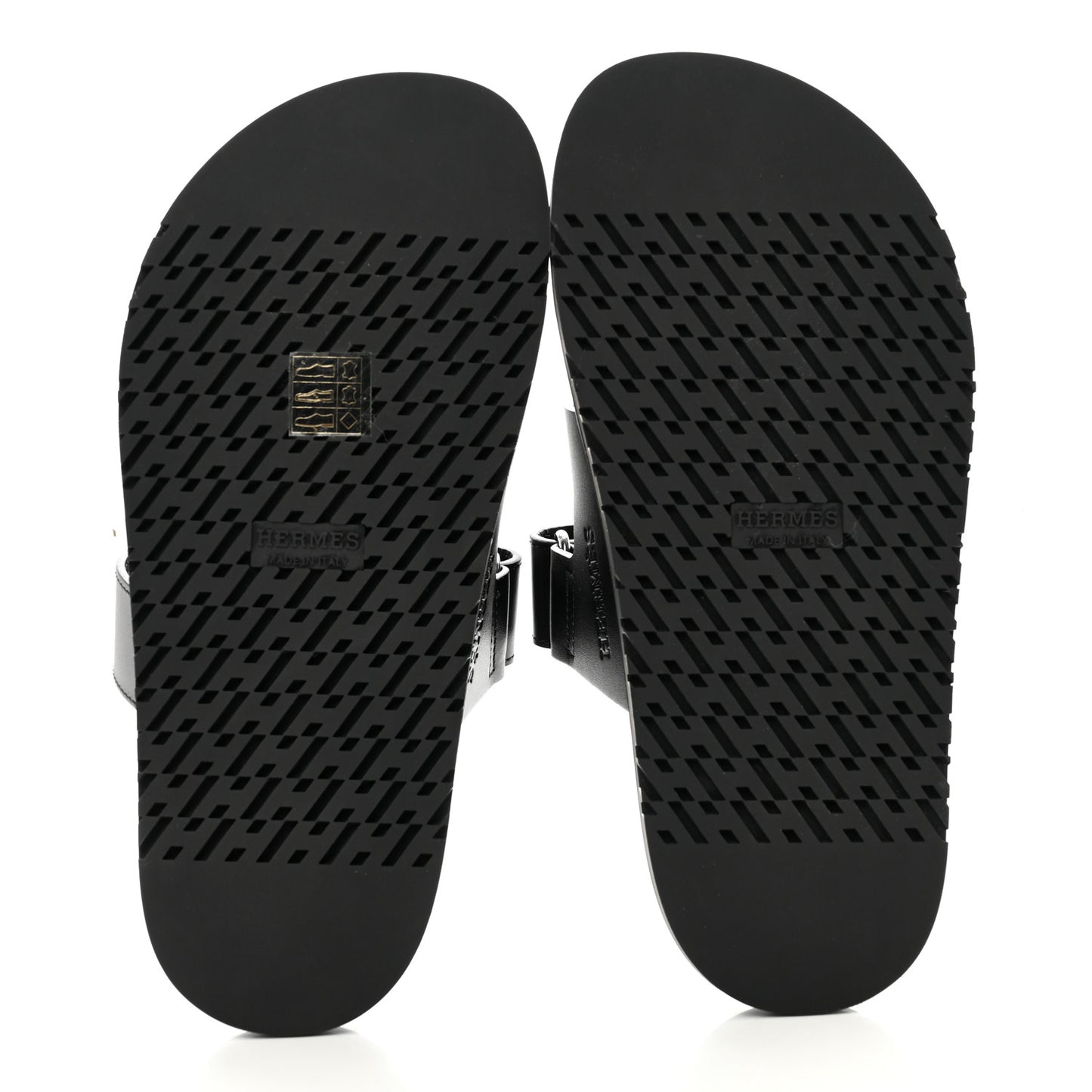 Calfskin Womens Chypre Sandals 35.5 Black
