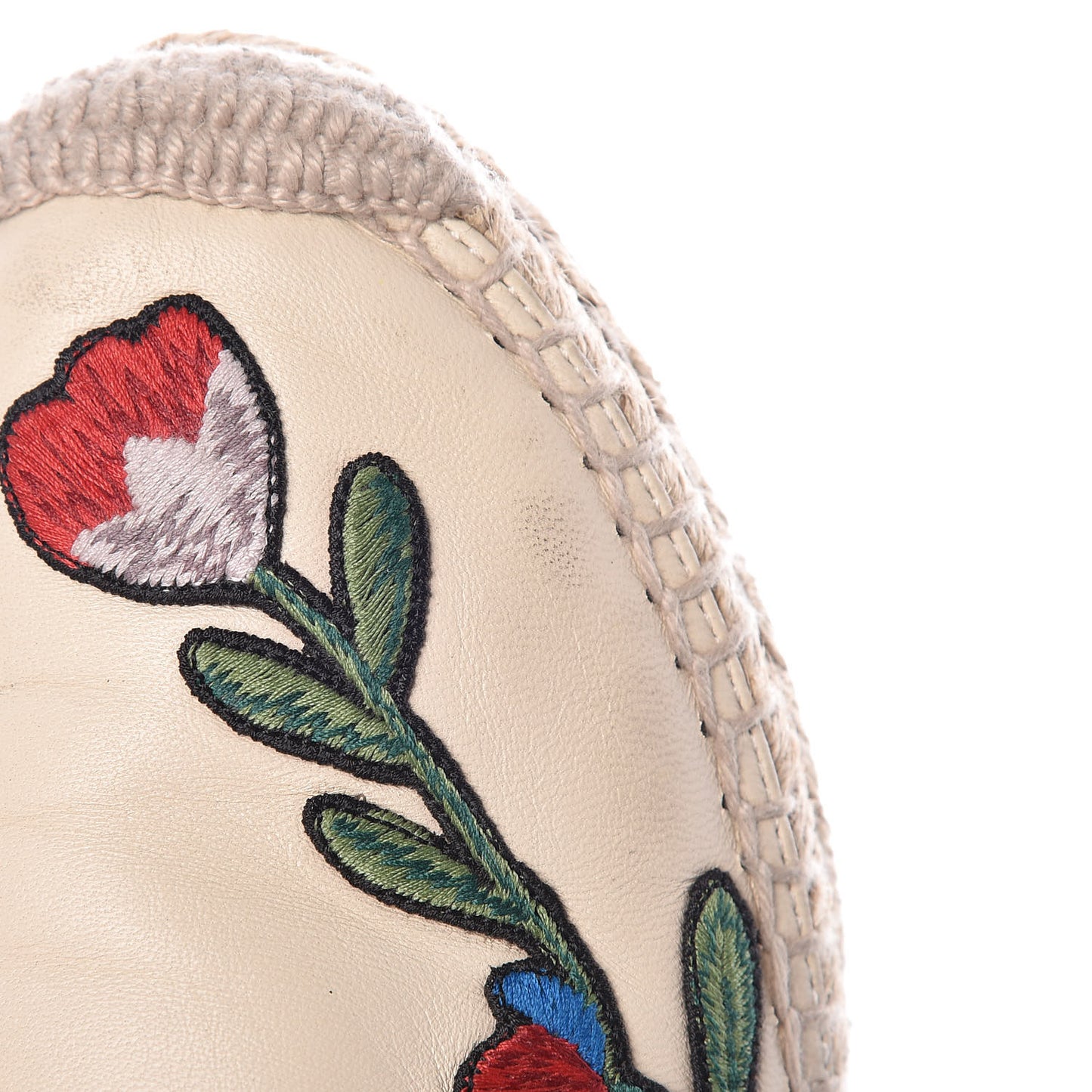 Nappa Ophelia Espadrilles 37.5 Mystic White