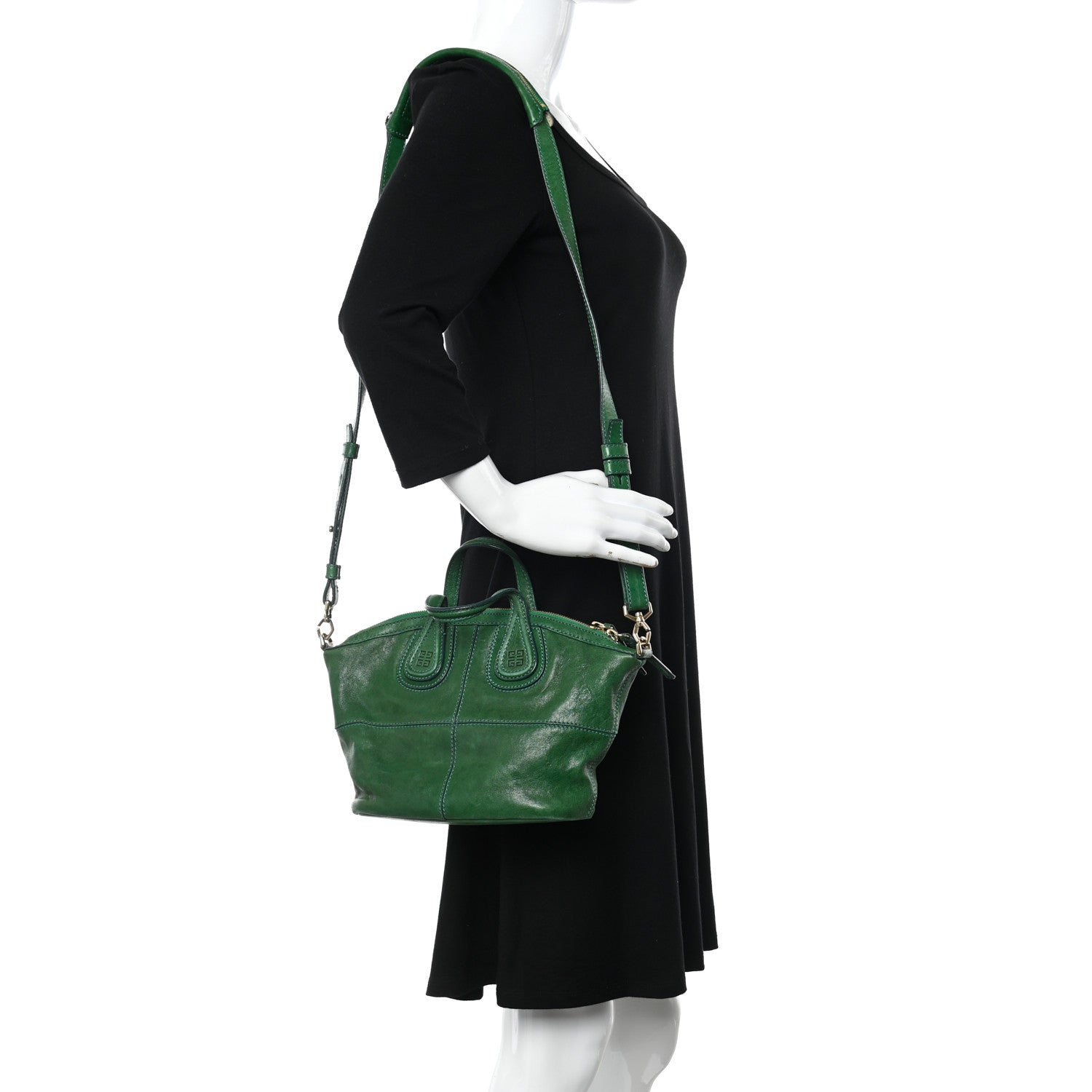 Givenchy Lambskin Micro Zanzi Nightingale Emerald 2 of 12