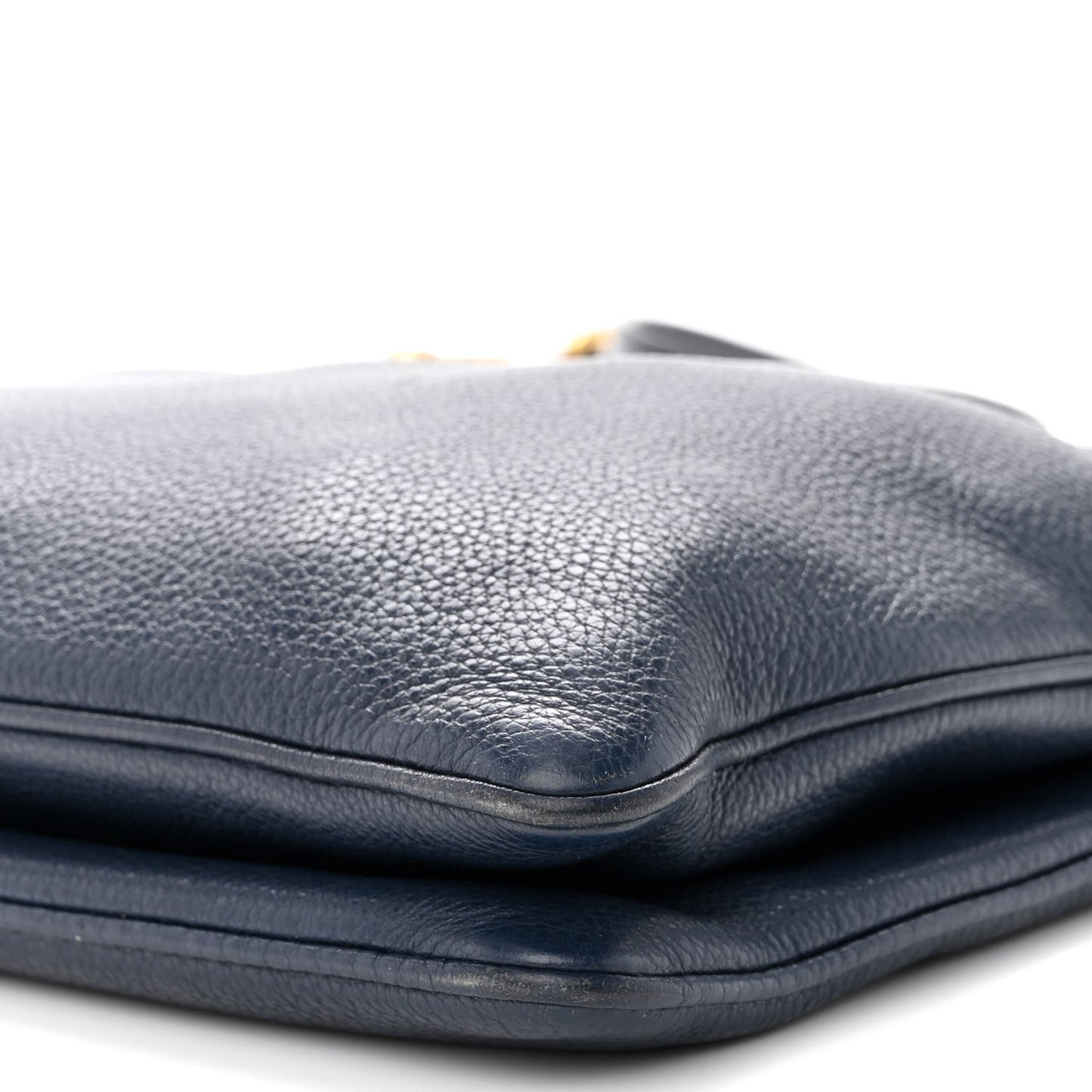 Vitello Phenix Double Zip Crossbody Bag Baltico