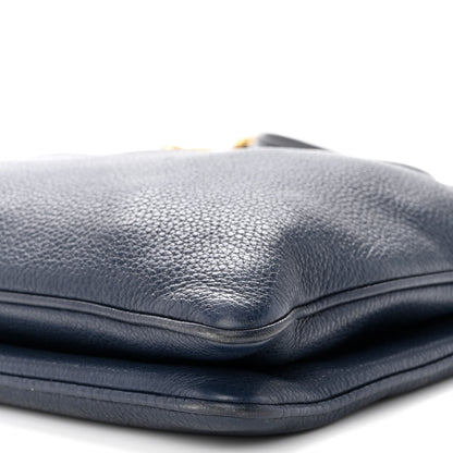 Prada Vitello Phenix Double Zip Crossbody Bag Baltico 11 of 15