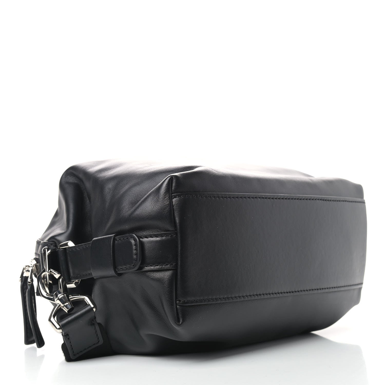 Givenchy Waxed Calfskin Small Nightingale Logo Strap Black 5 of 11
