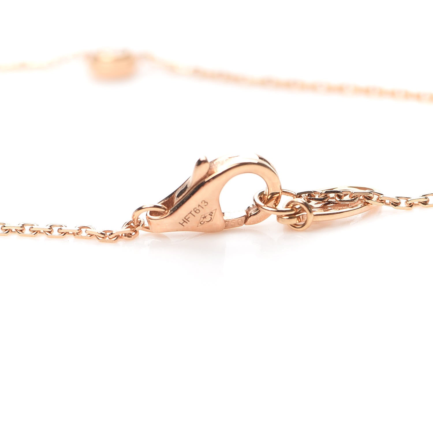Cartier 18K Pink Gold Diamond XS D'Amour Pendant Necklace 5 of 7
