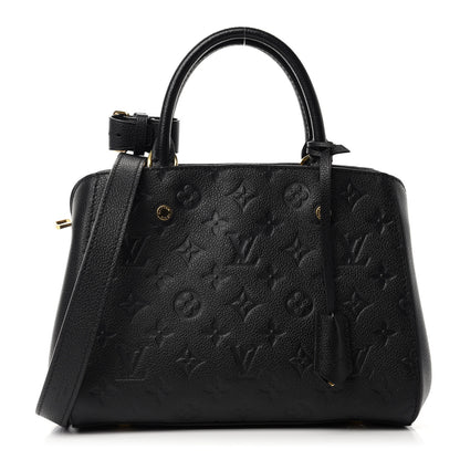 Louis Vuitton Empreinte Montaigne BB Black 1 of 10