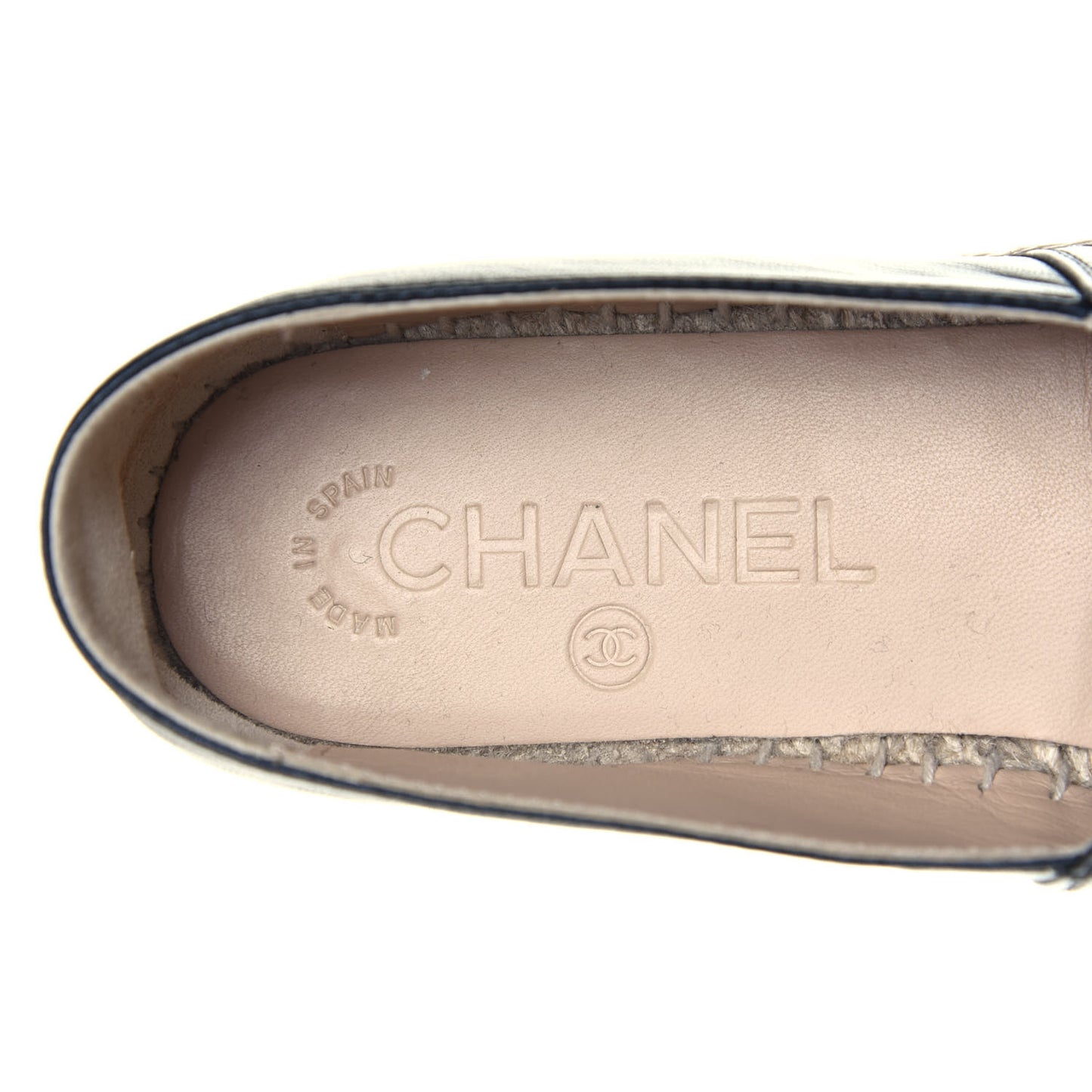 Lambskin CC Espadrilles 35 Black