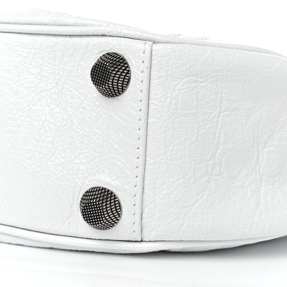 Balenciaga Agneau Arena Small Le Cagole Shoulder Bag Optic White 8 of 9