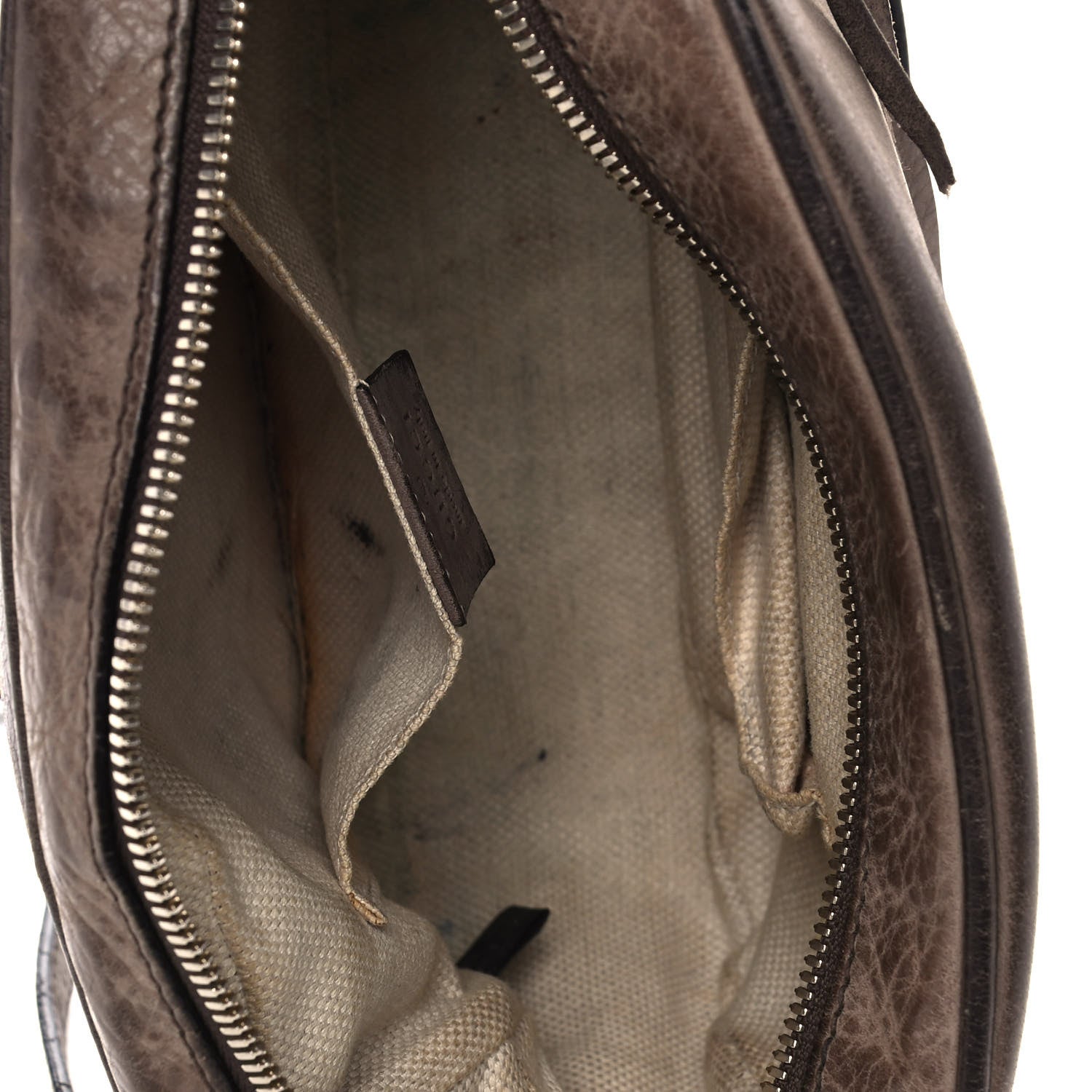 Gucci Vitello Range Small Soho Disco Bag Grey Field 5 of 15