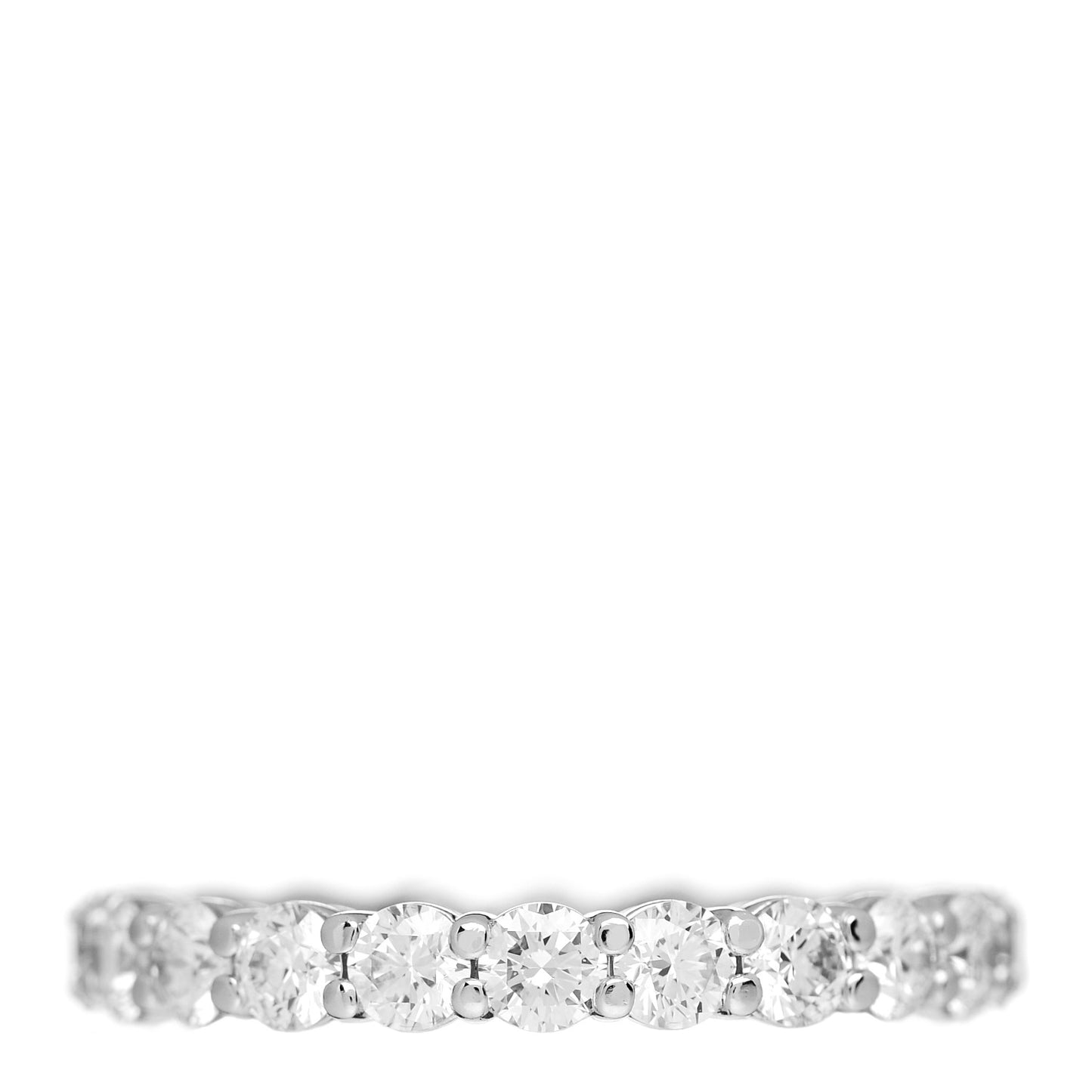 Platinum Diamond 3mm Embrace Eternity Band Ring 51 5.75