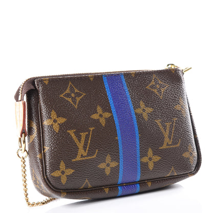 Louis Vuitton Monogram My LV Heritage Mini Pochette Accessories Violet Blue Clair 3 of 6