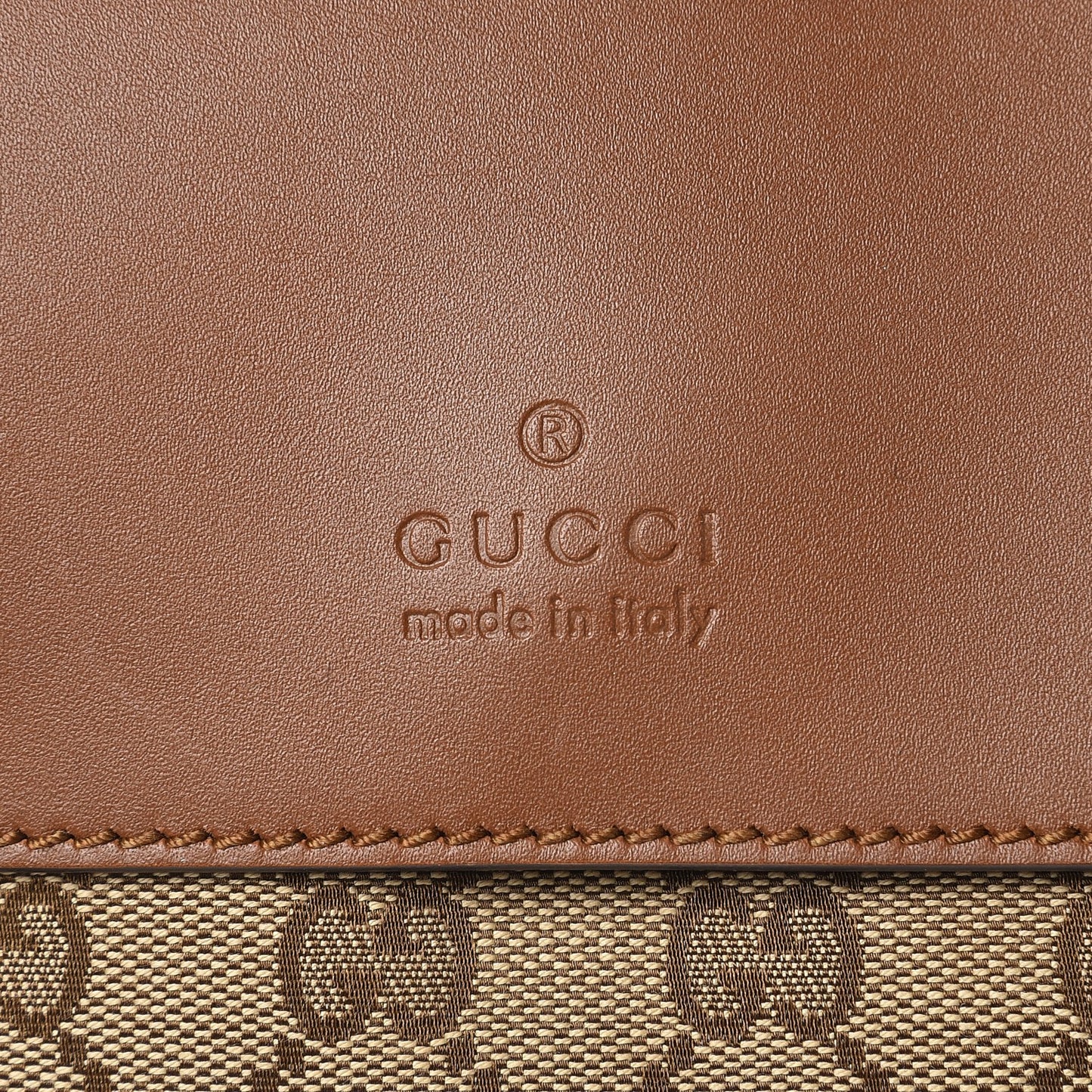 Monogram Belt Bag Brown