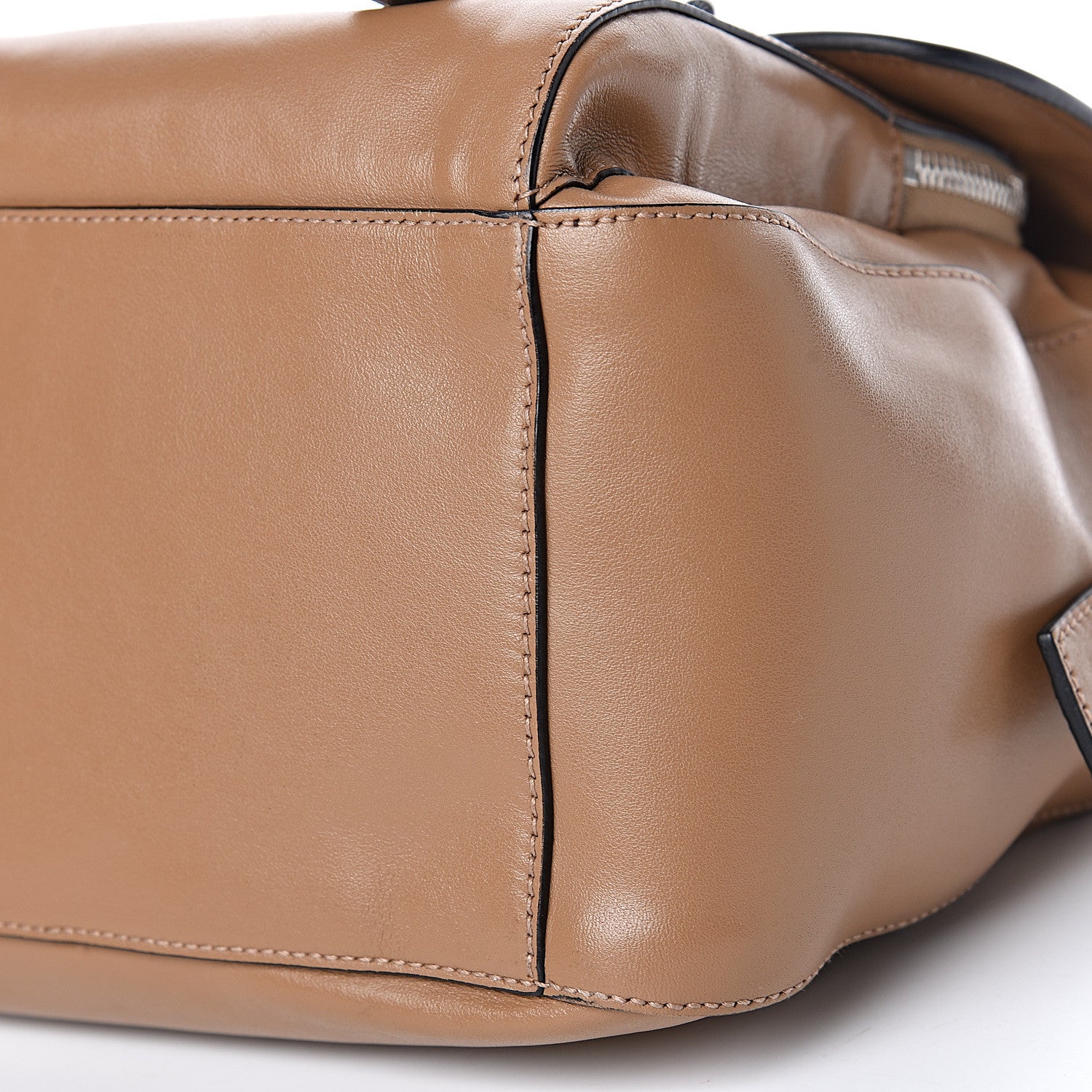 Prada Soft Calf Messenger Bag Caramel 9 of 10