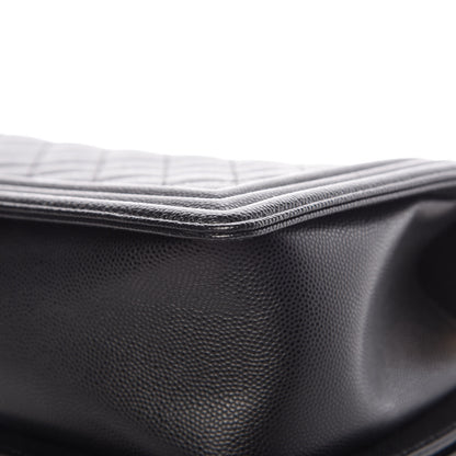 Chanel Caviar Quilted Medium Boy Flap Black 7 of 14
