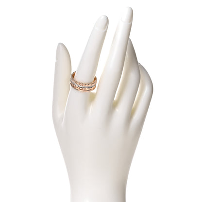 Boucheron 18K Rose White Gold Diamond Small Quatre Radiant Edition Ring 59 8.75 2 of 6