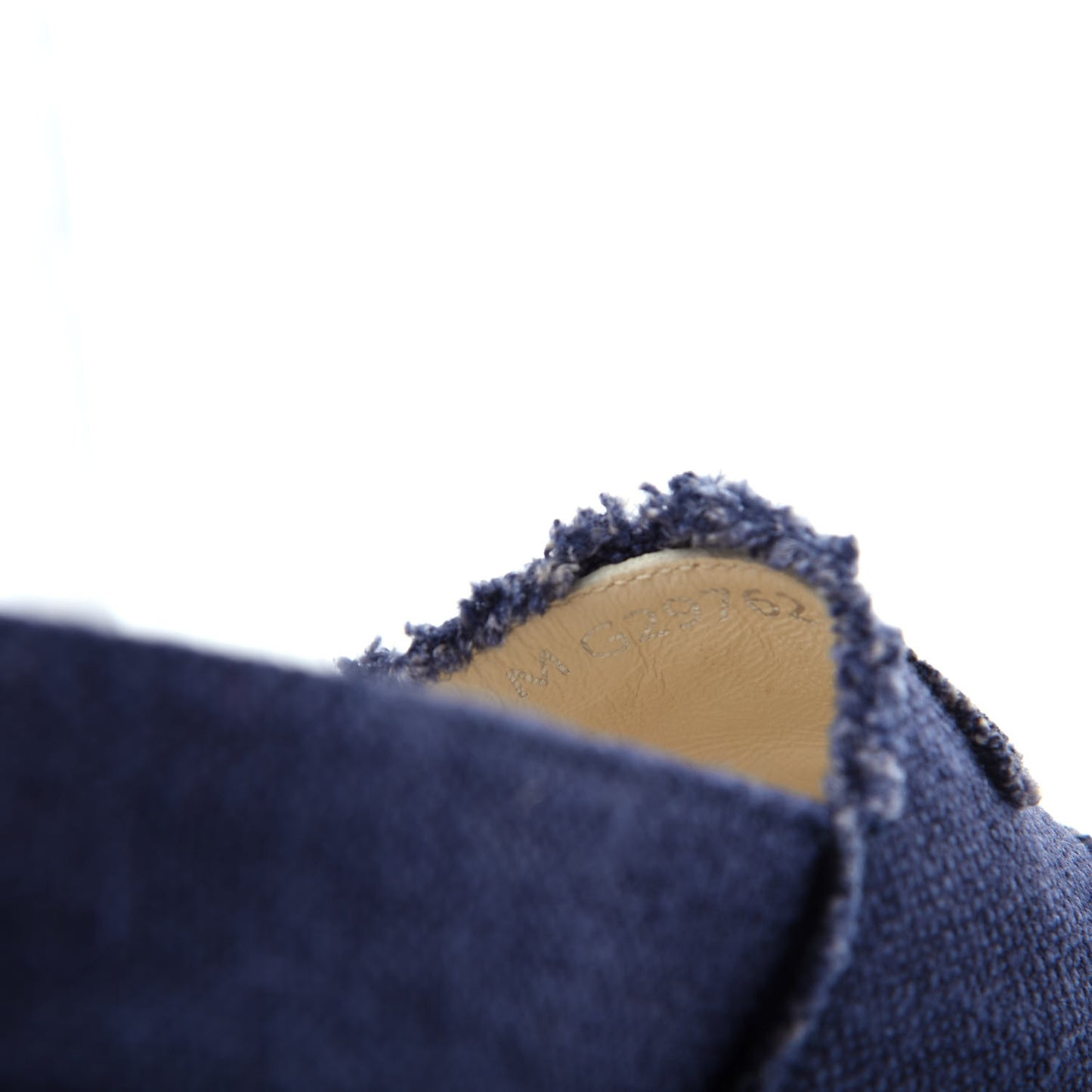 Denim Toile CC Espadrilles 38 Navy Black