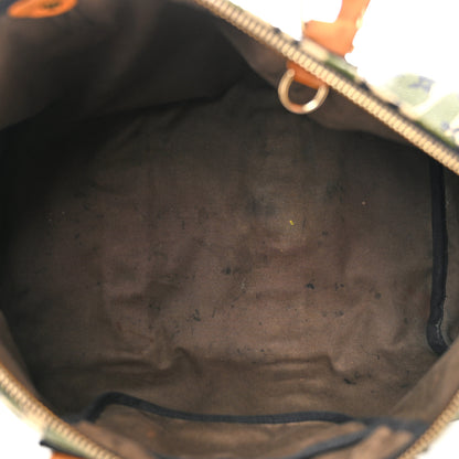 Louis Vuitton Monogram Camouflage Speedy 35 5 of 17