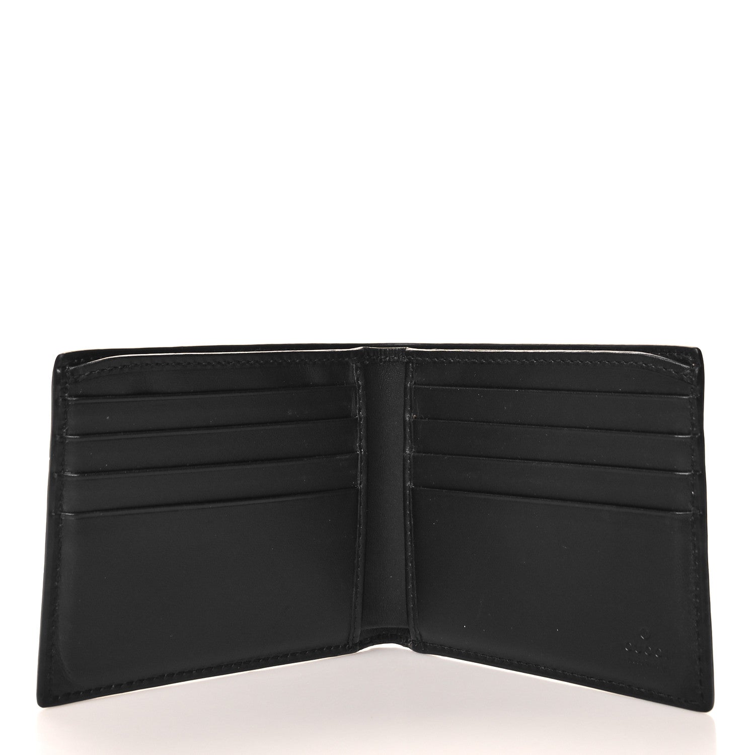 Gucci GG Supreme Monogram Bee Bi-Fold Wallet Beige 5 of 9