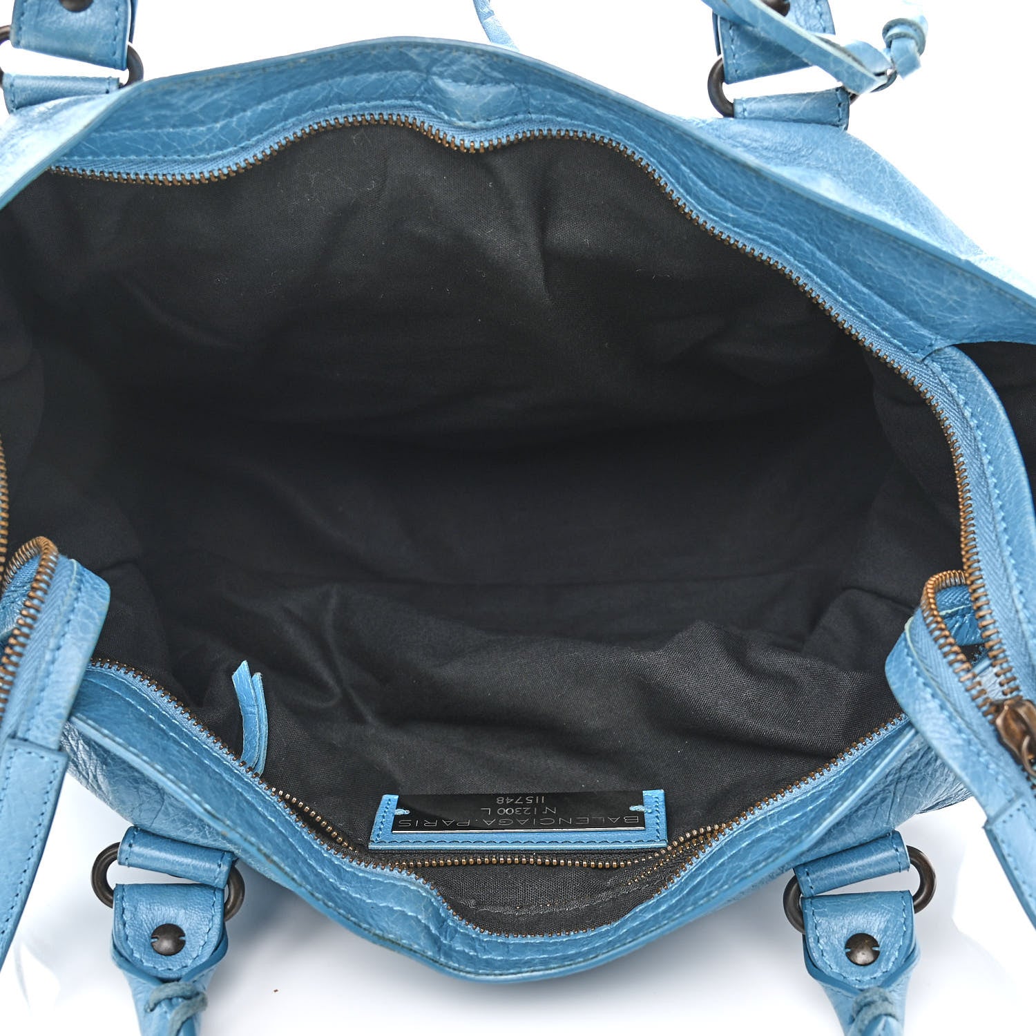 Balenciaga Agneau Classic Hardware City Aquamarine 4 of 9