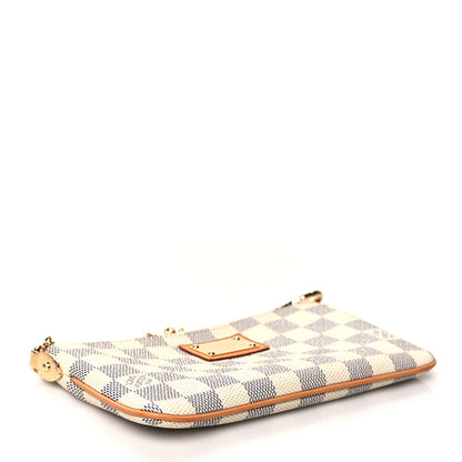 Louis Vuitton Damier Azur Pochette Milla MM 4 of 9