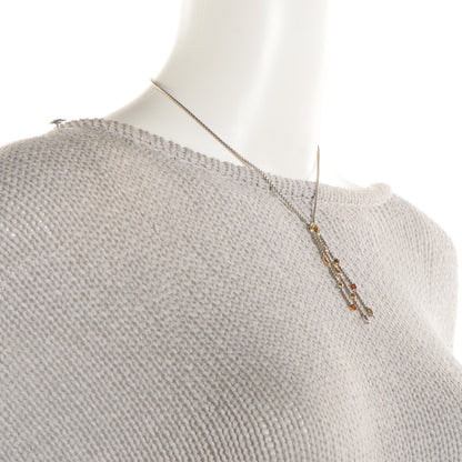 David Yurman Sterling Silver 18K Yellow Gold Citrine Garnet Tourmaline Peridot Confetti Necklace 2 of 4