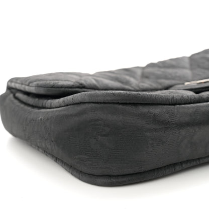 Chanel Coated Canvas Quilted Le Marais Flap Black 9 of 11
