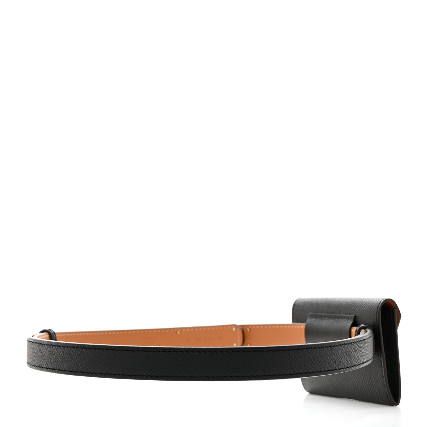 Epsom Kelly Pocket Belt Black