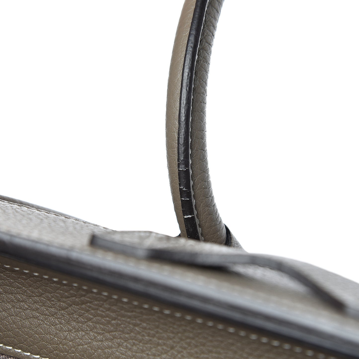 Drummed Calfskin Micro Luggage Souris