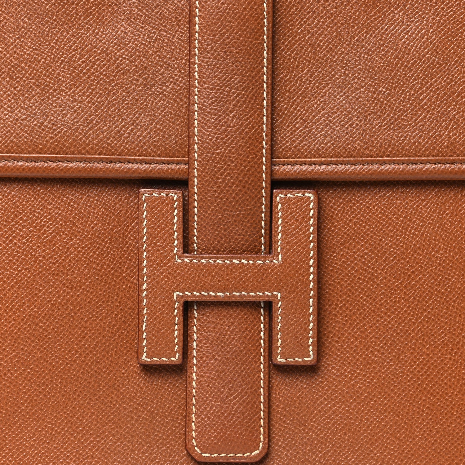 Hermes Epsom Jige PM Clutch Gold 8 of 13