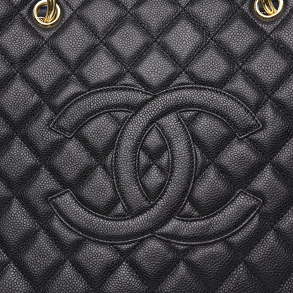 Chanel Caviar Quilted Grand Shopping Tote GST Black 7 of 11