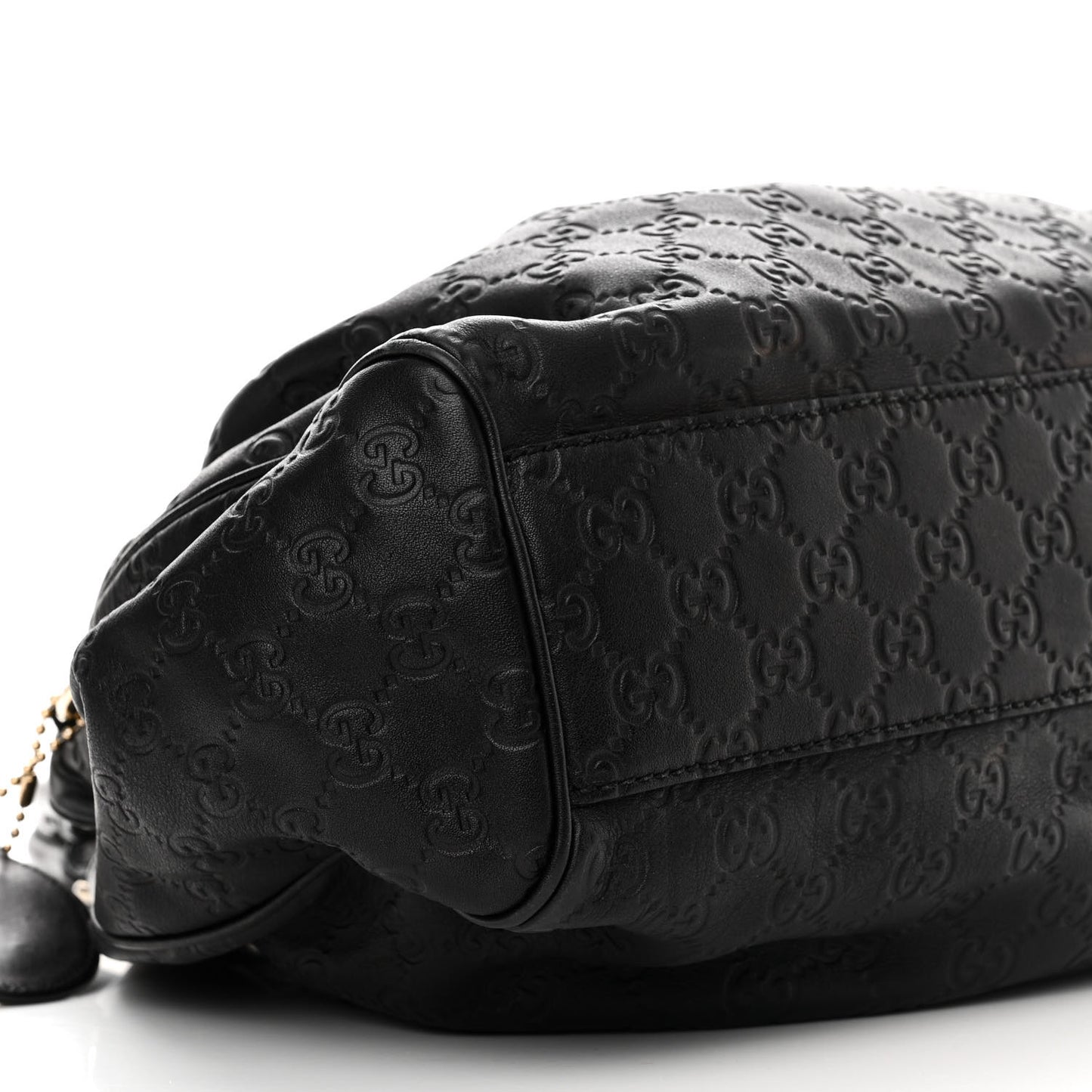 Guccissima Medium Sukey Tote Black