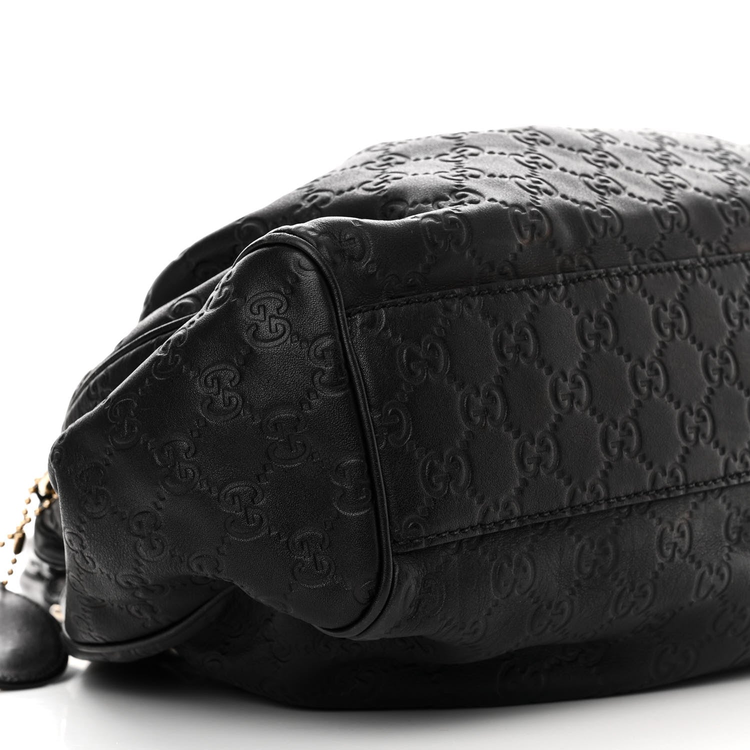 Gucci Guccissima Medium Sukey Tote Black 9 of 18