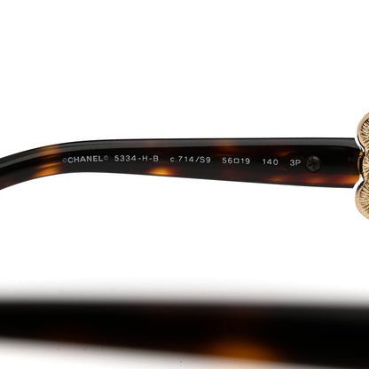 Chanel Pearl Crystal Bijoux Polarized Sunglasses 5335-H-B Tortoise 5 of 8