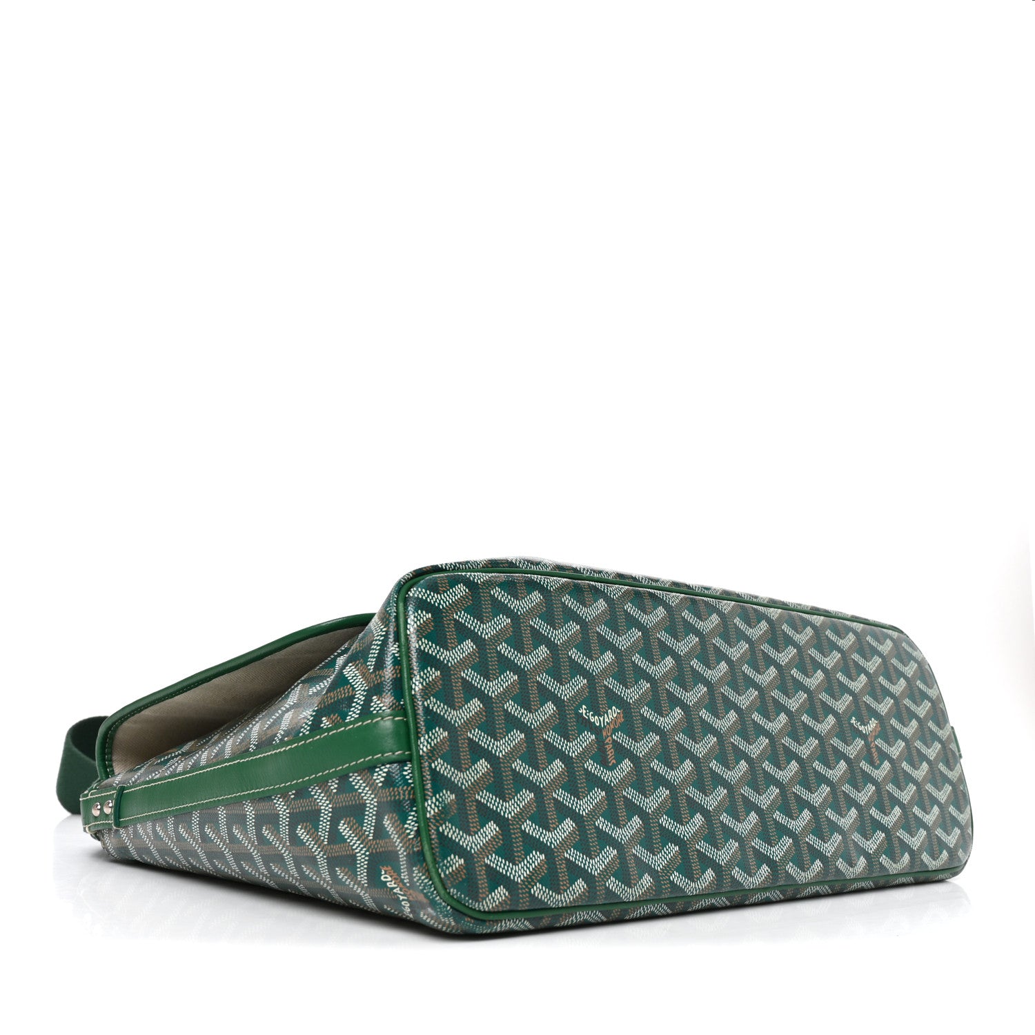 Goyard Goyardine Capetien Messenger Bag Green 3 of 8