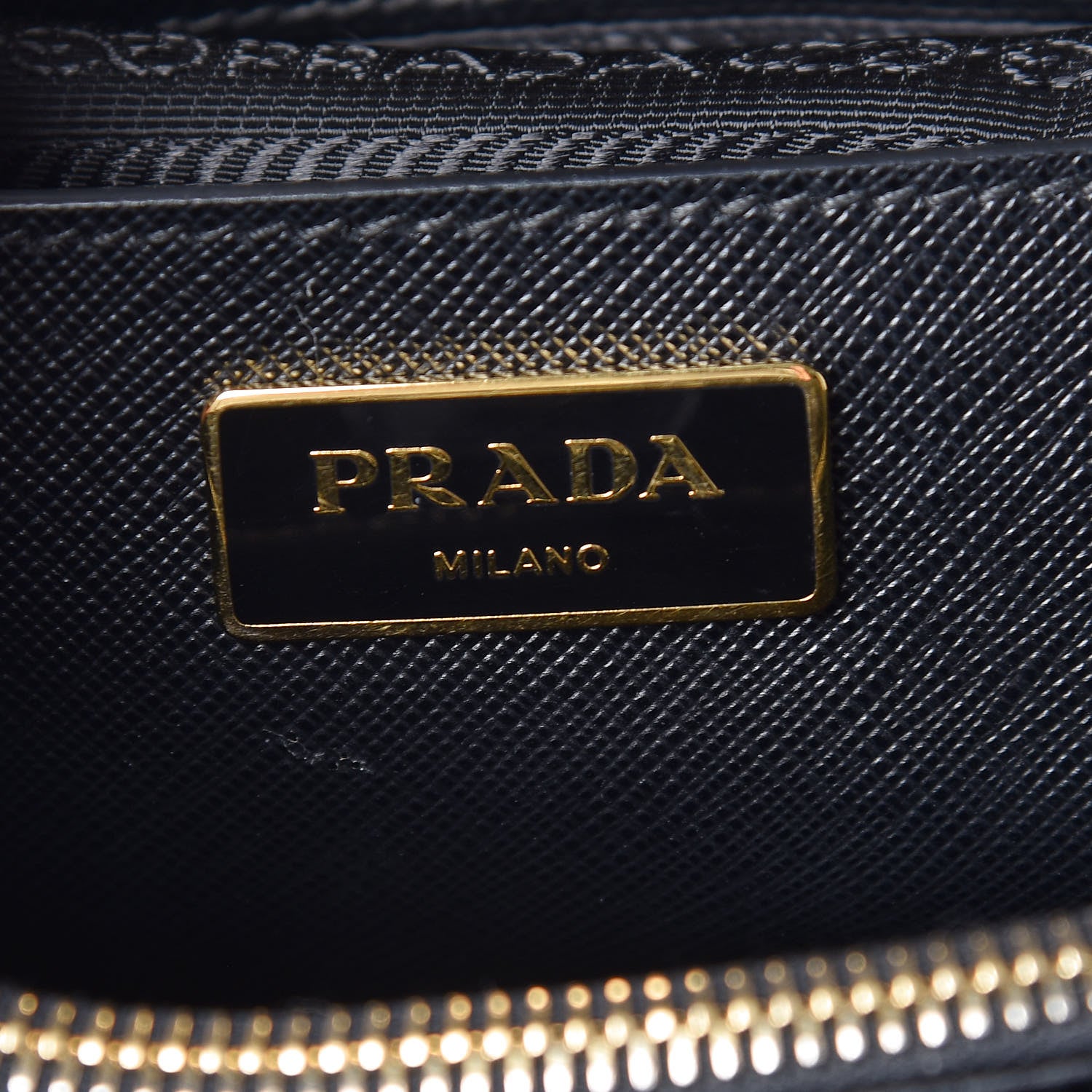 Prada Saffiano Lux Open Promenade Tote Black 7 of 10