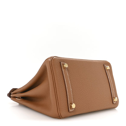 Hermes Togo Birkin 25 Gold 4 of 11