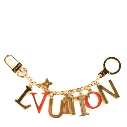Louis Vuitton LV Tag Bag Charm Gold 1 of 4