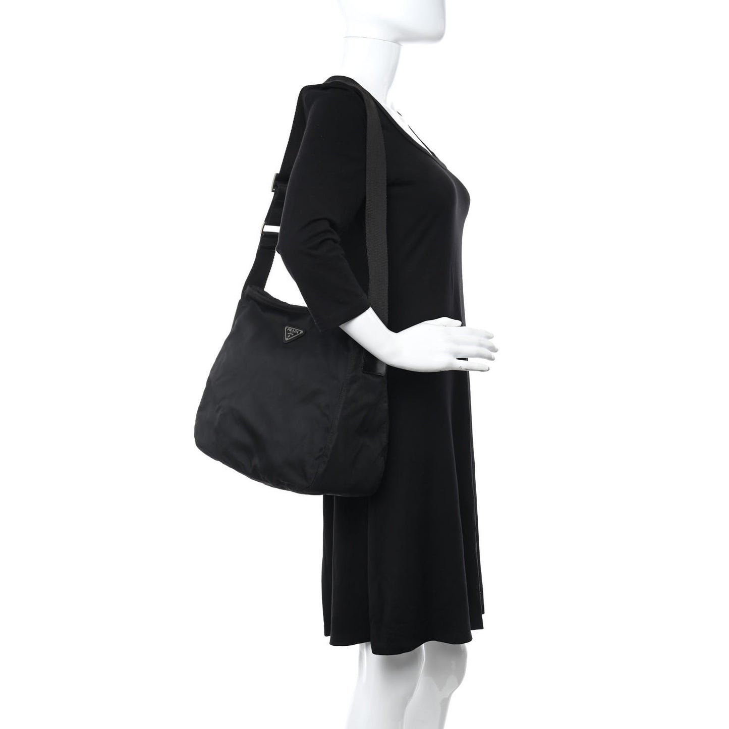 Nylon Hobo Black