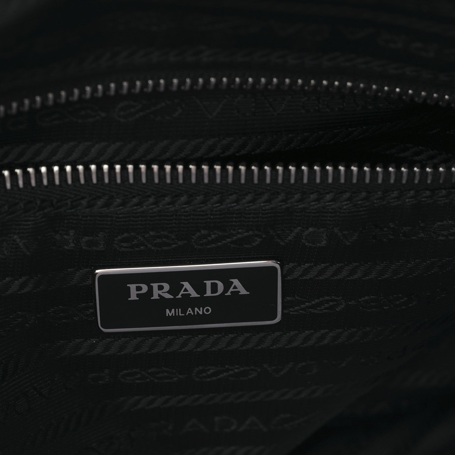 Prada Nylon Tessuto Impuntu Quilted Shoulder Bag Black 6 of 8