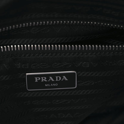 Prada Nylon Tessuto Impuntu Quilted Shoulder Bag Black 6 of 8