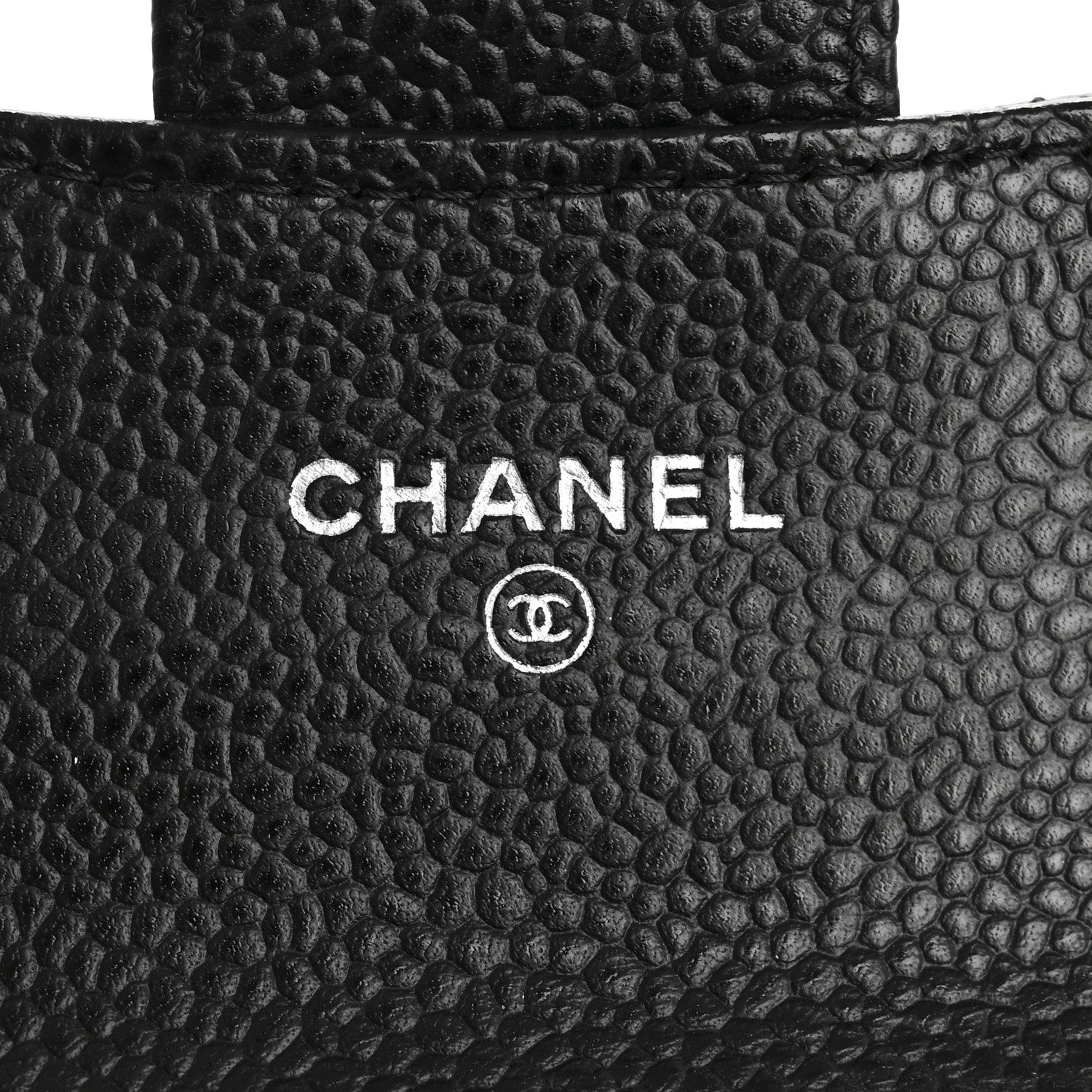 Chanel Caviar Quilted Flap Card Holder Wallet Black 6 of 8