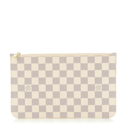 Louis Vuitton Damier Azur Neverfull MM GM Pochette 1 of 7