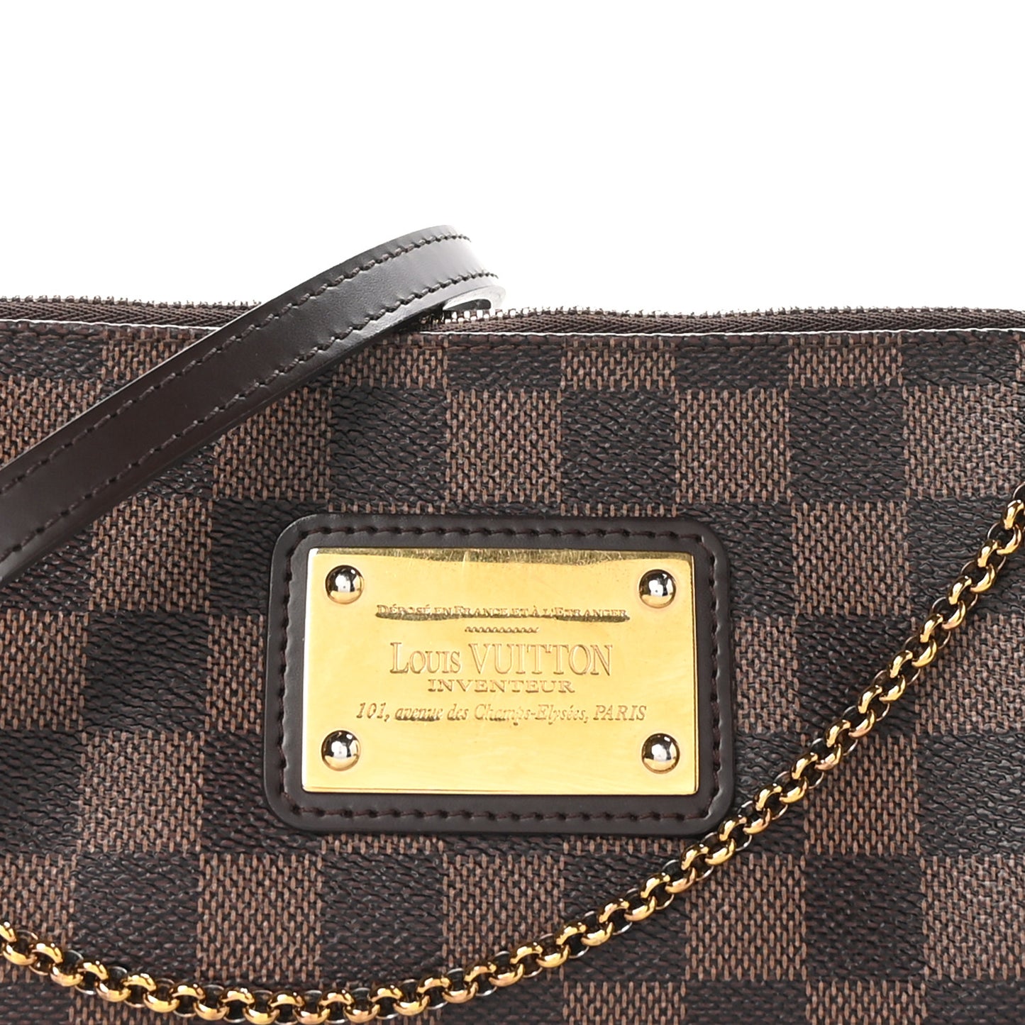 Damier Ebene Eva Clutch