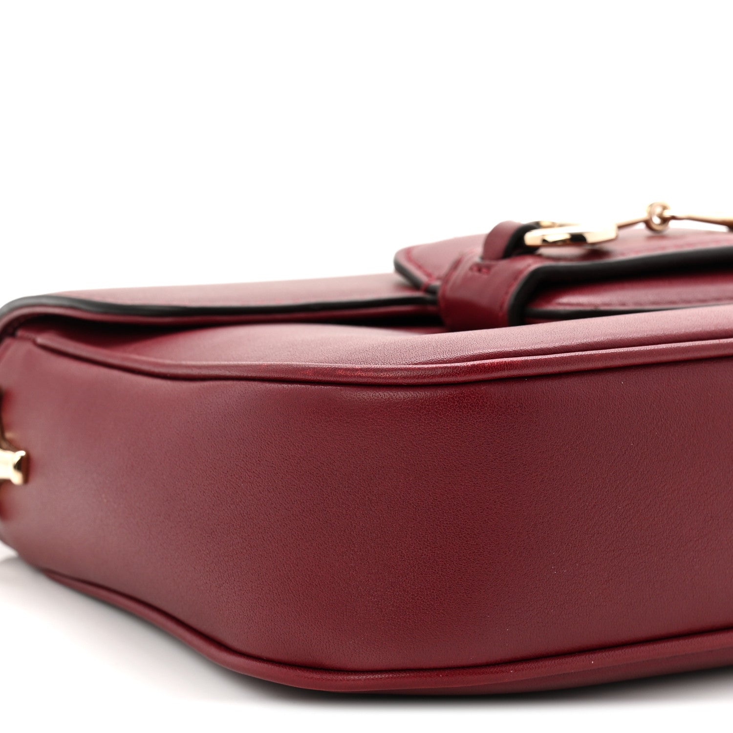 Gucci Arabella Calfskin Horsebit 1955 Shoulder Bag Rosso Ancora 16 of 19