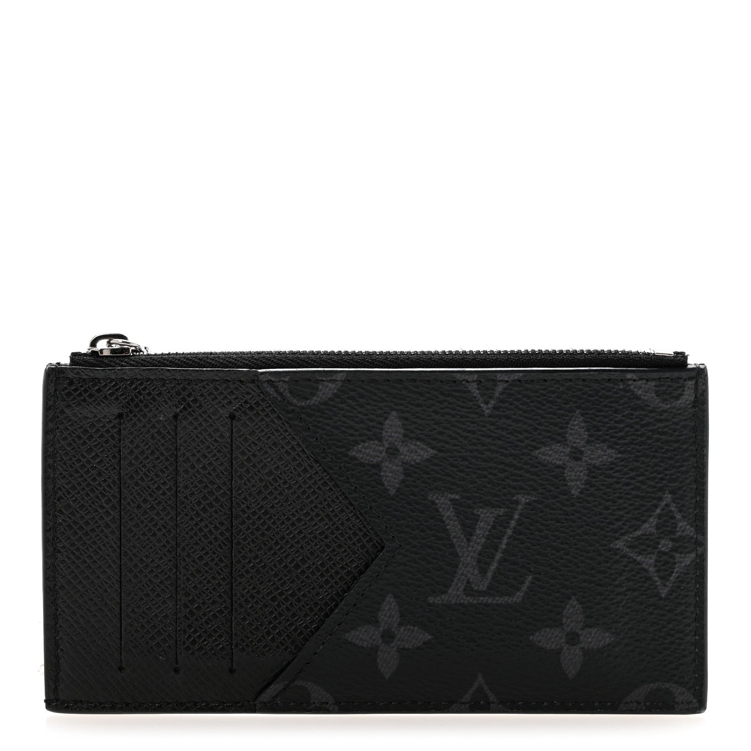 Louis Vuitton Taigarama Coin Card Holder Black 1 of 11