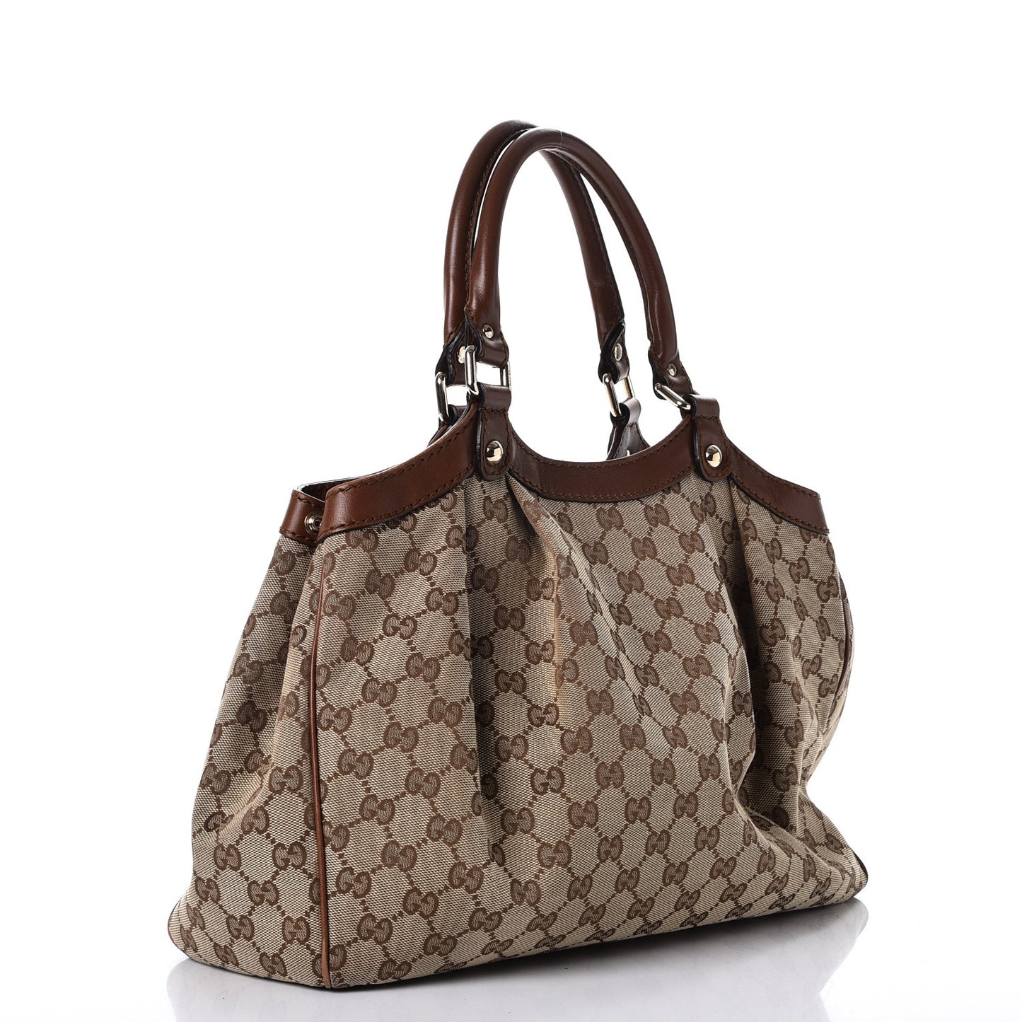 Monogram Medium Sukey Tote Brown