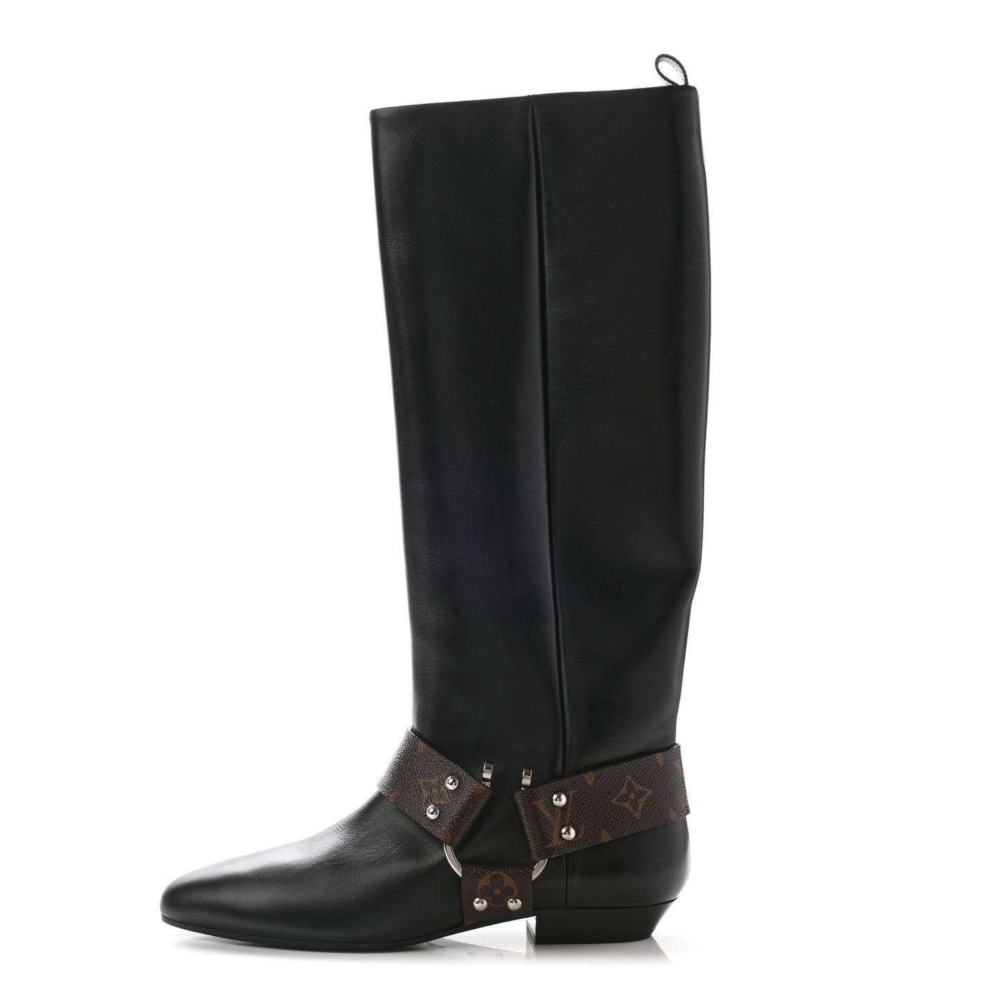 Calfskin Monogram Rhapsody High Boots 39 Black