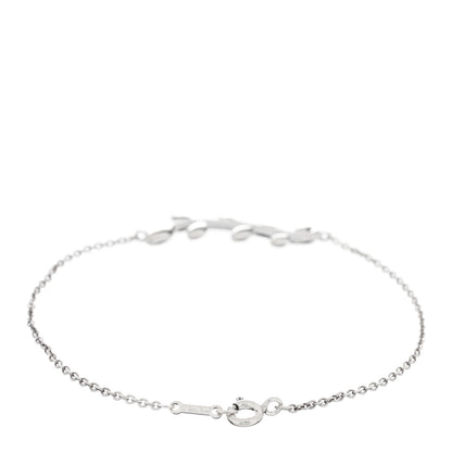 Tiffany Sterling Silver Paloma Picasso Olive Leaf Vine Bracelet 2 of 3