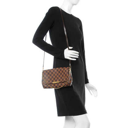 Louis Vuitton Damier Ebene Favorite MM 2 of 8