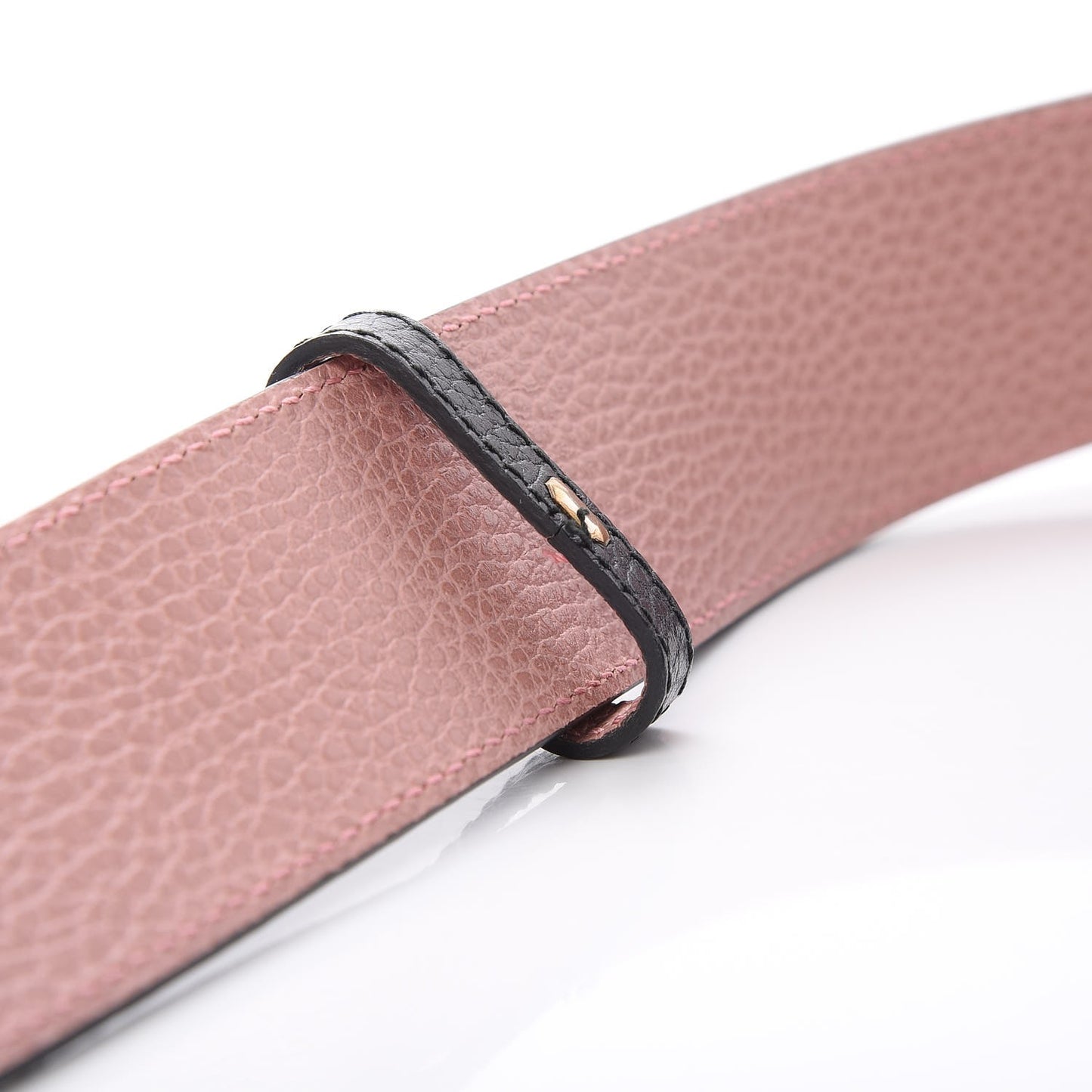 Calfskin 1973 Reversible Belt 80 32 Black Pink