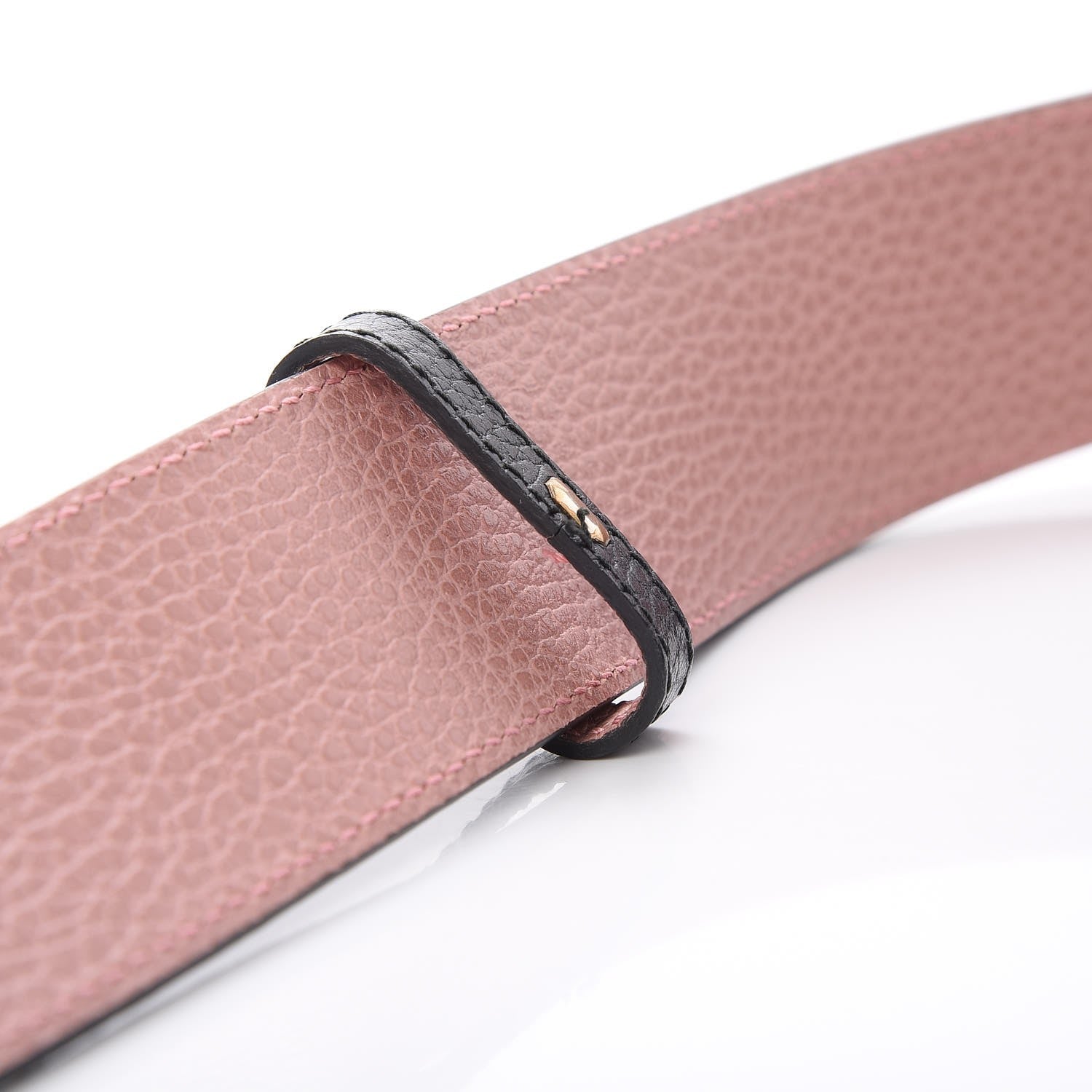 Gucci Calfskin 1973 Reversible Belt 80 32 Black Pink 9 of 9