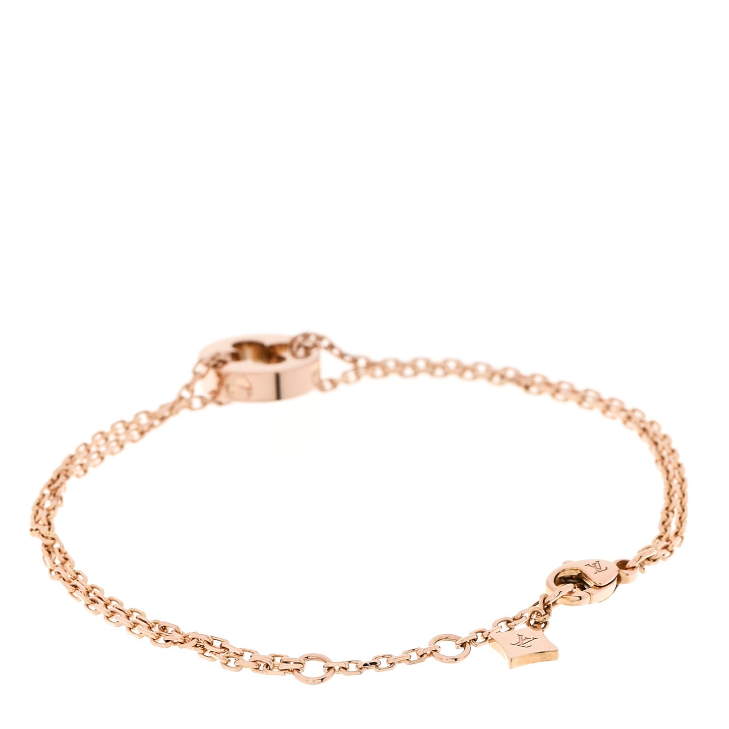 18K Rose Gold Empreinte Chain Bracelet